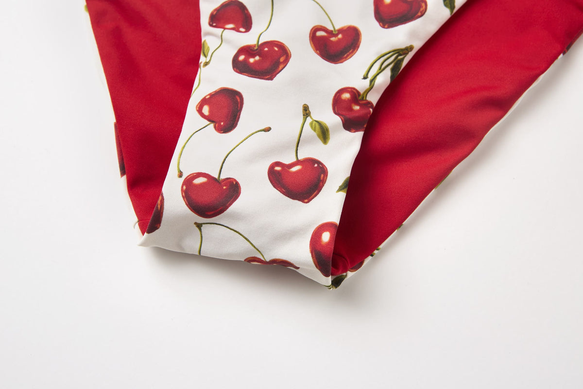 Cherry Micro String Bikini Bottom
