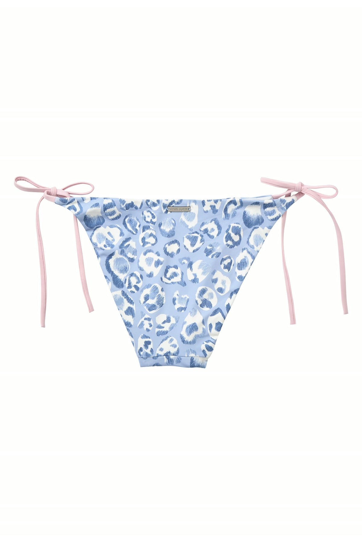 Blue Leopard String Bikini Bottom