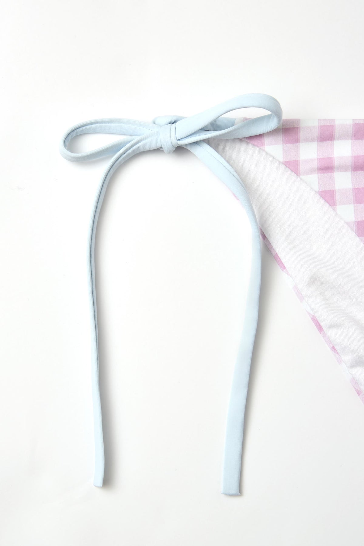 Pink Gingham String Bikini Bottom