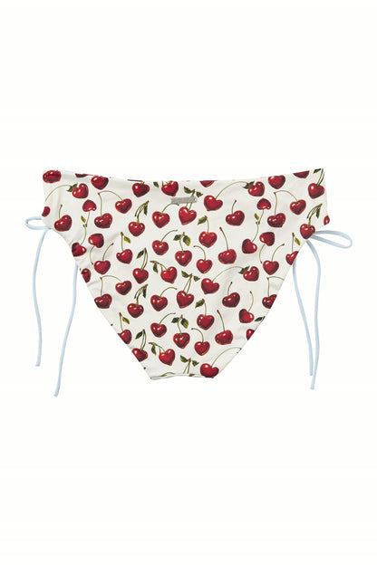 Cherry Side-Tie Bikini Bottom