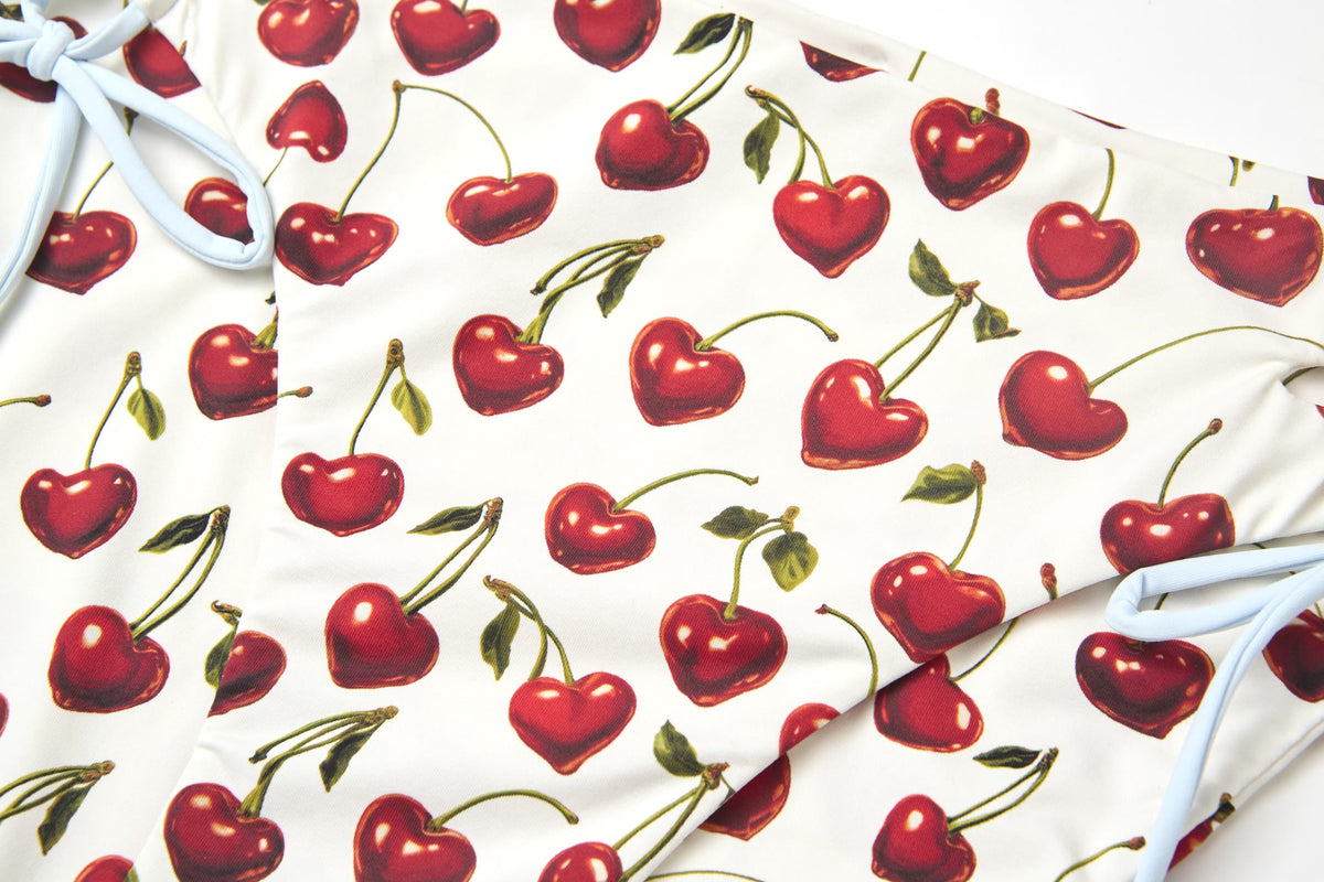 Cherry Side-Tie Bikini Bottom