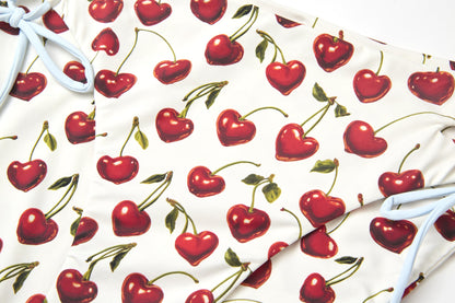 Cherry Side-Tie Bikini Bottom