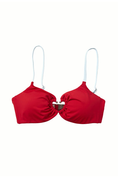 Red Underwire Bikini Top