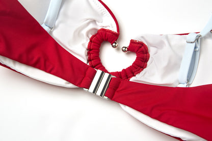 Red Underwire Bikini Top