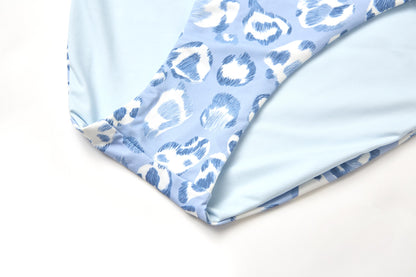 Blue Leopard Bikini Brief