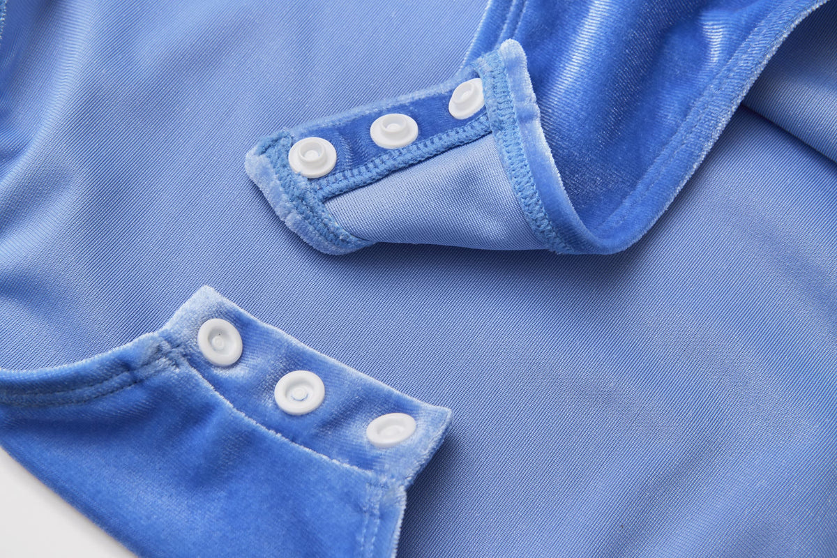 Blue Velvet Bodysuit