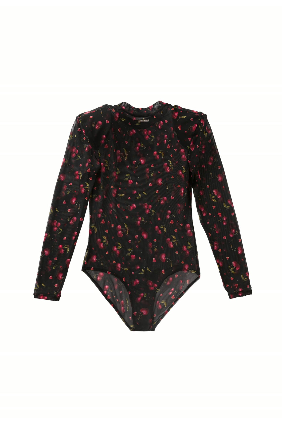 Black Cherry Mesh Bodysuit