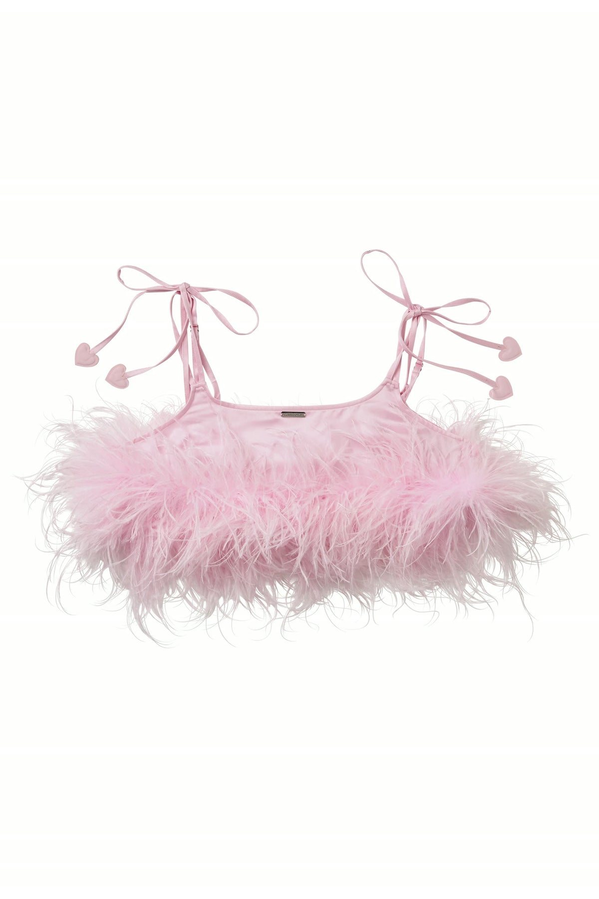 Pink Feather Cami Top