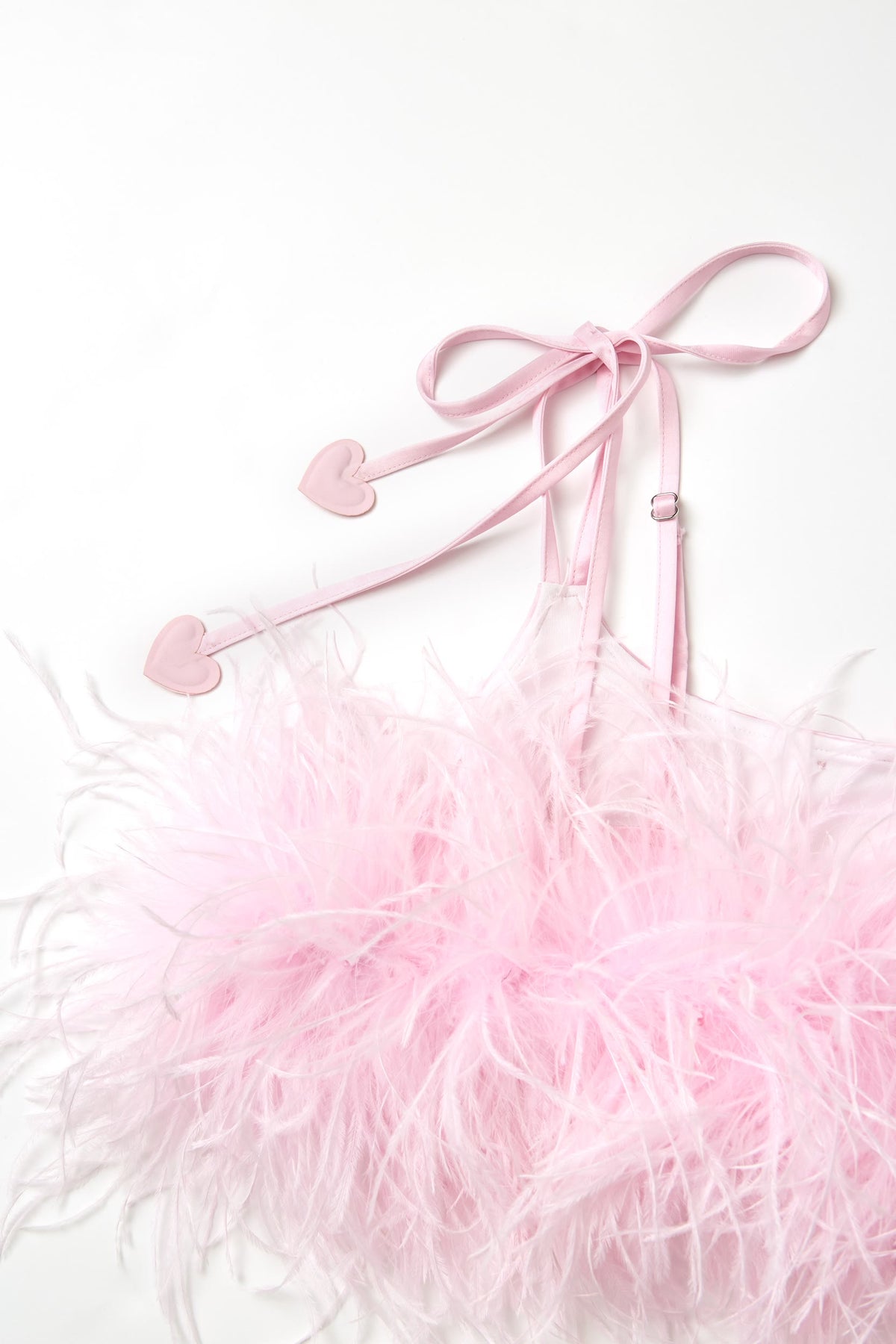 Pink Feather Cami Top