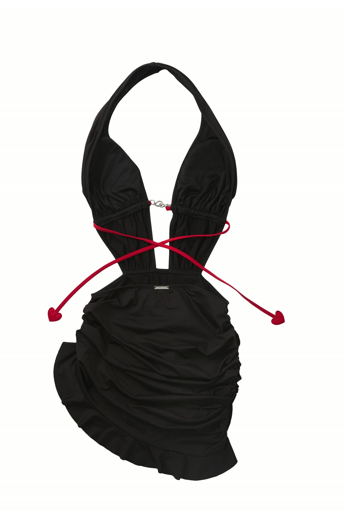 Black Halter Swim Dress