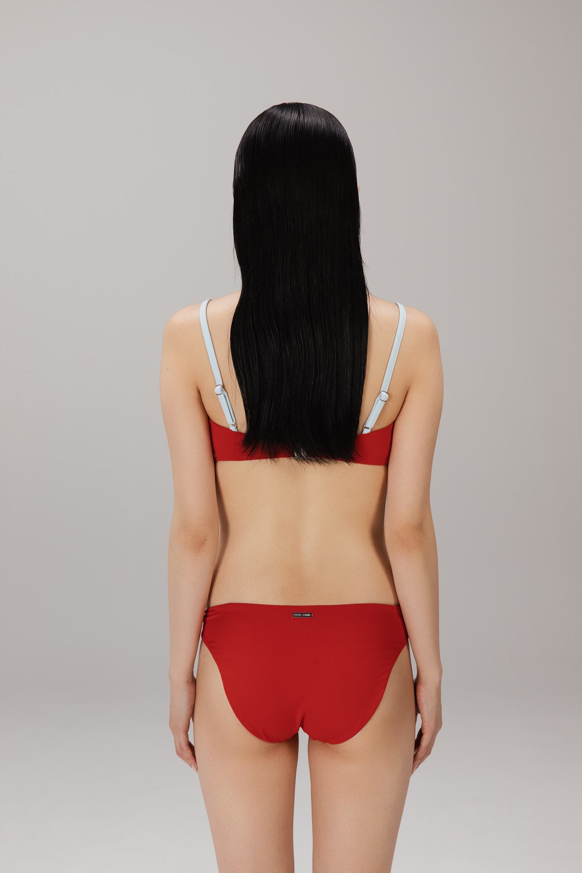 Red Bikini Brief worn
